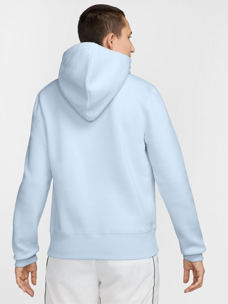 Nike Light Blue Tint Mini Phoenix Fleece Swoosh Pullover Hoodie - Image 2 of 3