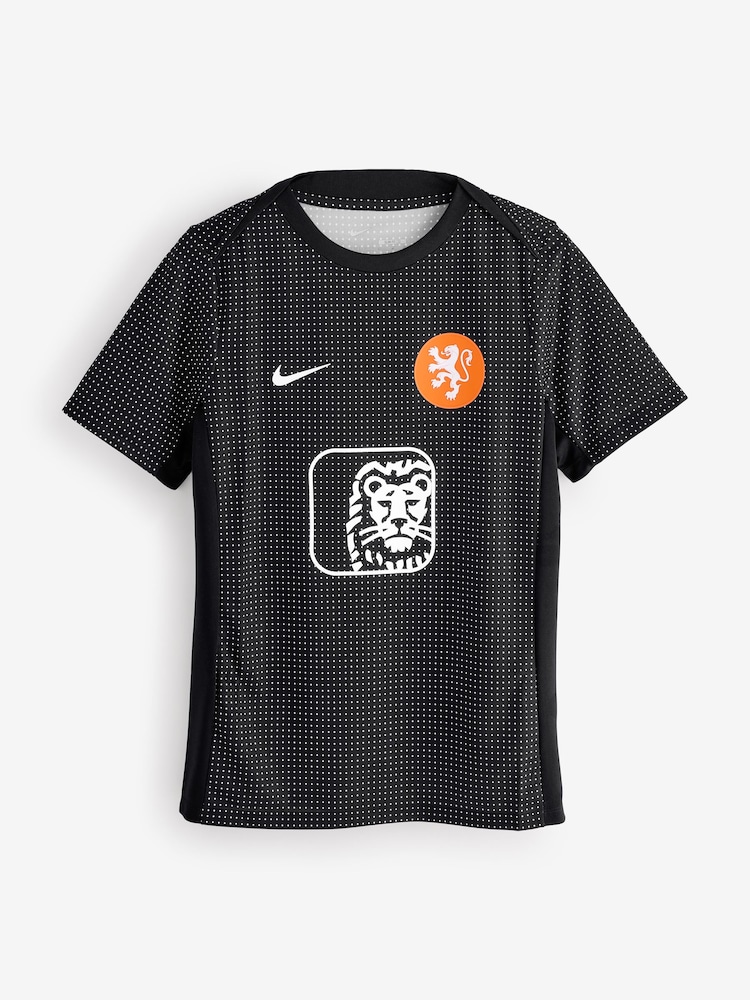 Nike Black Netherlands Academy Pre Match Football Top - Image 1 of 1