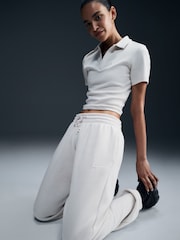 Nike Light Wood Natural Oversized Phoenix Fleece HighWaisted Joggers - Image 3 of 5