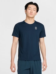 Nike Armory Navy Court Advantage Dri-FIT Tennis Top - Image 1 of 6