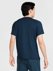 Nike Armory Navy Court Advantage Dri-FIT Tennis Top - Image 2 of 6