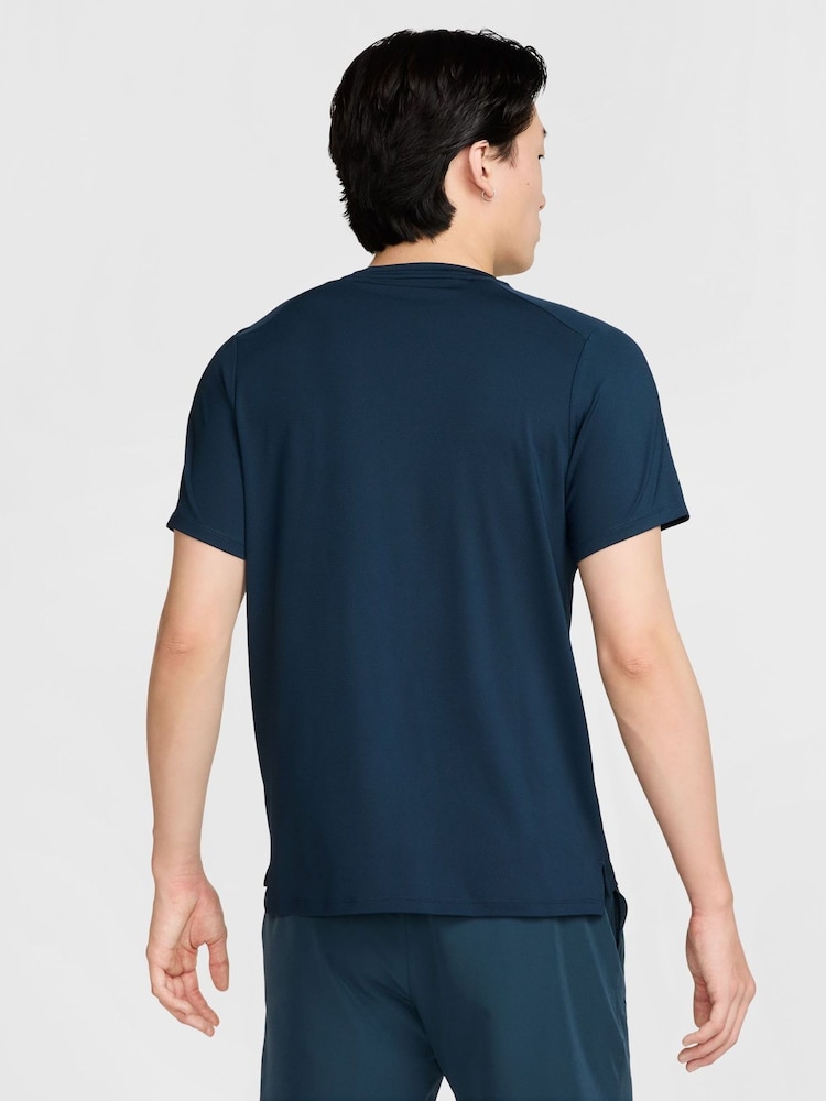 Nike Armory Navy Court Advantage Dri-FIT Tennis Top - Image 2 of 6