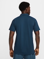 Nike Armory Navy Court Advantage Dri-FIT Tennis Polo Shirt - Image 2 of 6