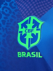 Nike Blue Brazil Away Stadium Football Shirt - Image 4 of 10