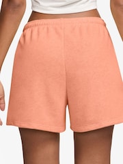 Nike Apricot Orange Chill Terry Mid Rise 4" French Terry Shorts - Image 2 of 4