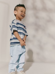 Bleach Denim 100% Cotton Pull On Lightweight Jeans (3mths-7yrs) - Image 2 of 8
