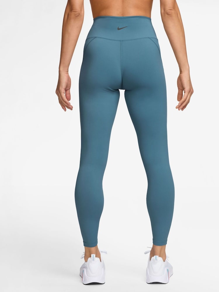 Nike Smokey Blue One High-Waisted 7/8 Leggings - Image 2 of 3