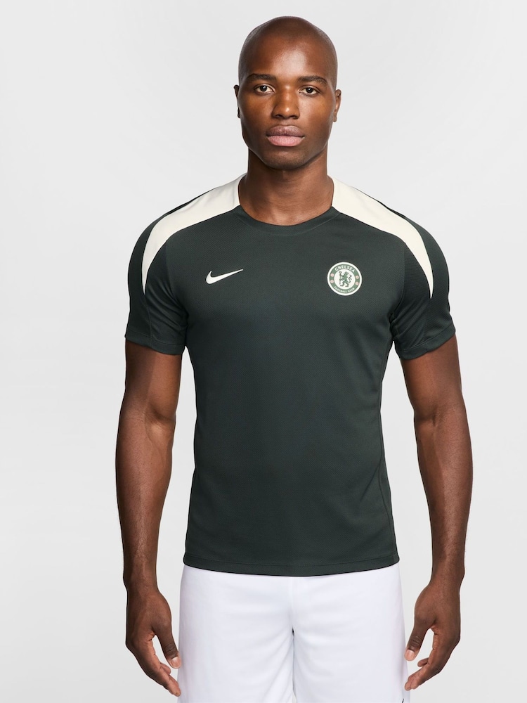 Nike Green Chelsea FC Strike Training T-Shirt - Image 1 of 3