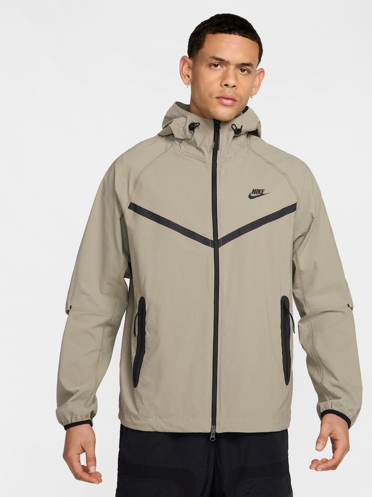 Nike Light Army Sportswear Tech Woven Windrunner Jacket - Image 1 of 13
