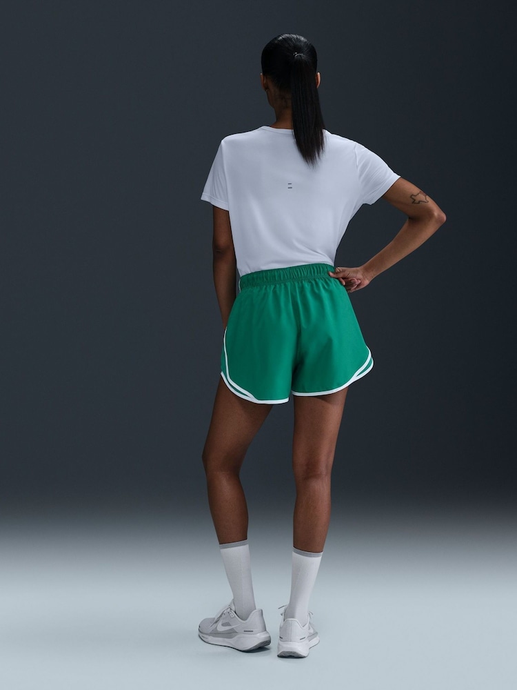 Nike White Tempo Dri-FIT Short Sleeve Running Top - Image 2 of 11 Nike White Tempo Dri-FIT Short Sleeve Running Top - Image 2 of 11