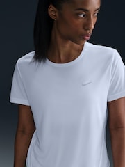 Nike White Tempo Dri-FIT Short Sleeve Running Top - Image 3 of 11