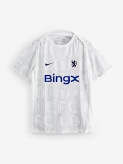 Nike White Chelsea FC Academy Pro Training T-Shirt - Image 9 of 9