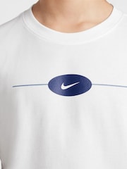 Nike White Tottenham Hotspur FC Graphic Printed 100% Cotton T-Shirt - Image 4 of 6