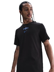 Nike England Crest Graphic Print 100% Cotton T-Shirt - Imagen 3 de 5