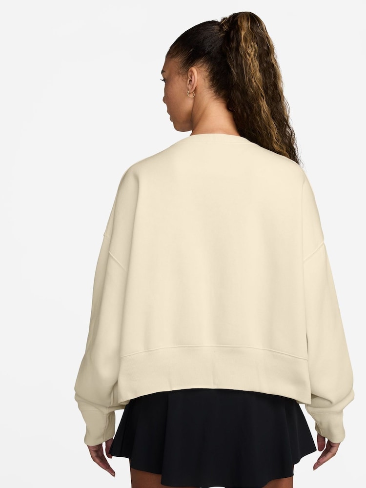 Nike Pale Ivory Court Heritage Tennis Sweatshirt - Image 2 of 3