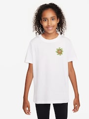 Nike White Sportswear 100% Cotton T-Shirt - Image 1 of 3