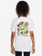 Nike White Sportswear 100% Cotton T-Shirt - Image 2 of 3