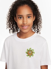 Nike White Sportswear 100% Cotton T-Shirt - Image 3 of 3