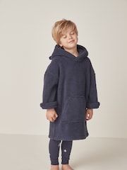 The White Company Blue Snuggle Hoodie With Ears - Image 1 of 6