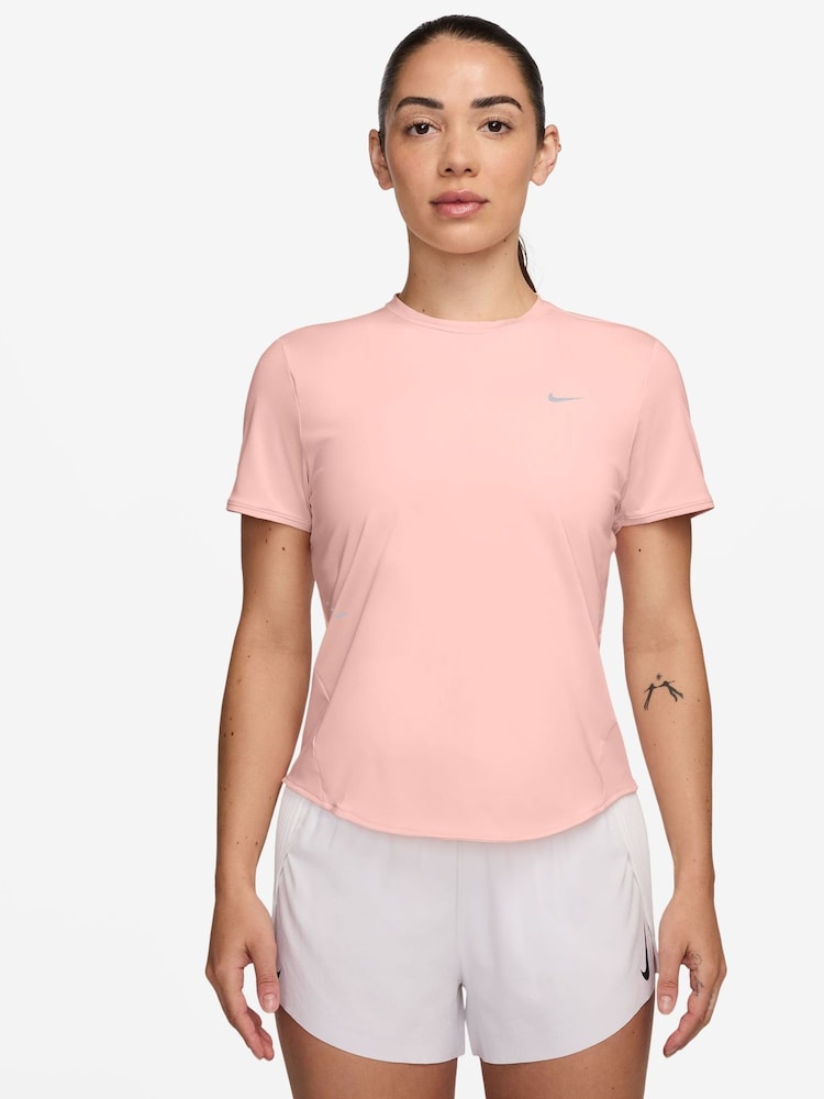 Nike Atmosphere Pink Swift Dri-FIT Short Sleeve Running Top - Image 1 of 3