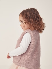 The White Company Pink Borg Gilet - صورة 2 من 6