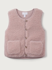 The White Company Pink Borg Gilet - صورة 5 من 6