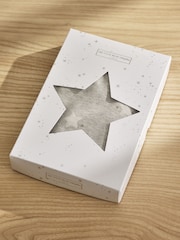 The White Company Grey 100% Cotton Star New Arrival Gift Set - Image 3 of 3