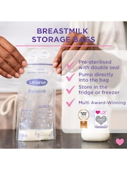 Lansinoh Clear Breastmilk Storage Bags 25 Pack - Image 2 of 4