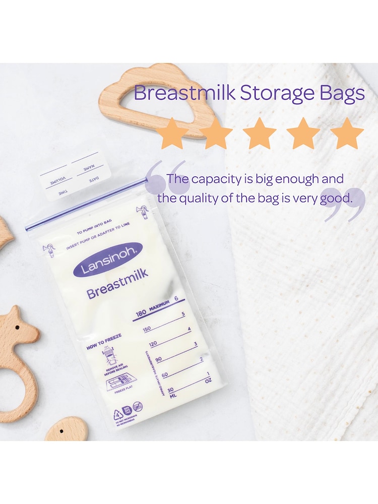 Lansinoh Clear Breastmilk Storage Bags 25 Pack - Image 4 of 4