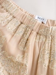 Champagne Gold - Co-Ord Wide Leg Trousers - Image 6 of 7