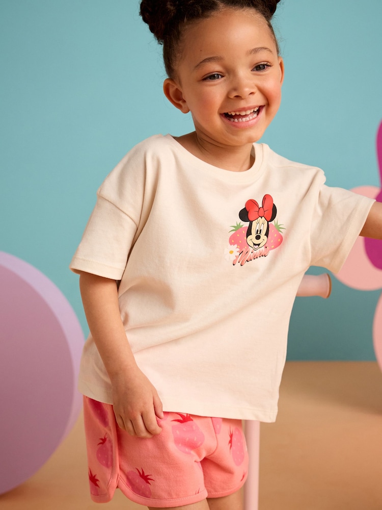 rožnata/bela Jagoda - Disney Minnie Mouse in Daisy Duck majica in kratki set (3mths-7yrs) - Slika 1 iz 11 rožnata/bela Jagoda - Disney Minnie Mouse in Daisy Duck majica in kratki set (3mths-7yrs) - Slika 1 iz 11