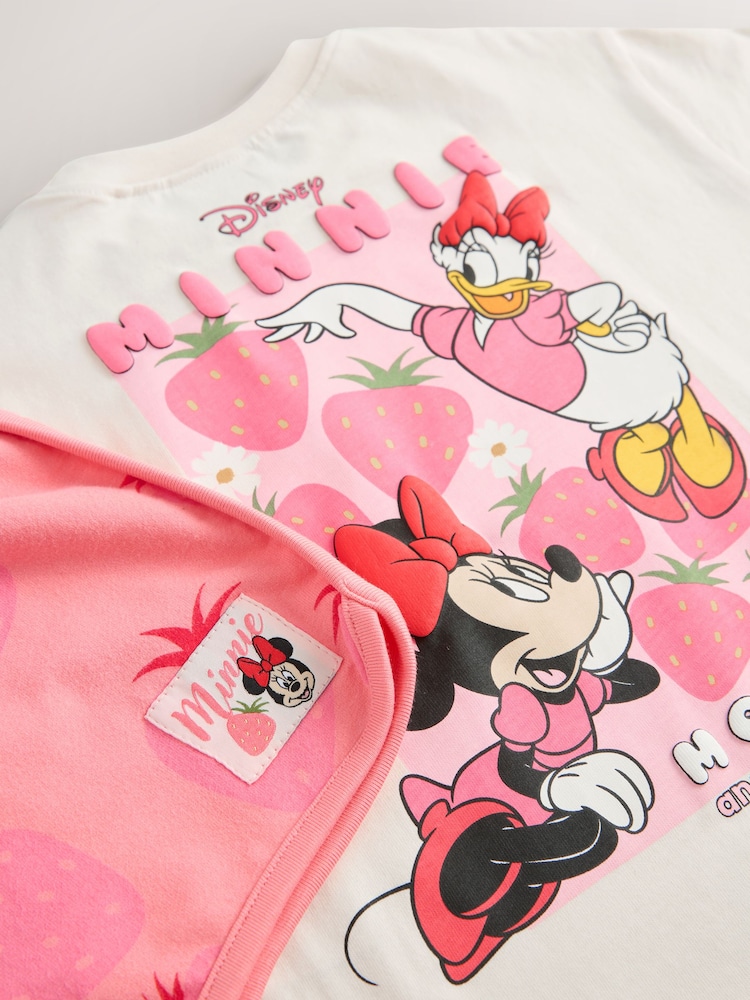 Розовая/Белая Клубника - Футболка и шорты Disney Minnie Mouse и Daisy Duck (3мес. 7лет) - Изображение 11 из 11