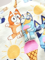 Ecru - Conjunto de camisetas Bluey de manga curta e shorts de bicicleta (3meses a7anos) - Imagem 11 de 11