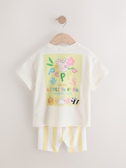 Cream Peppa Pig Short Sleeve T-Shirt and Shorts Set (3mths-7yrs) - Image 4 of 6