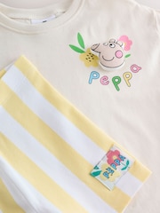 Cream Peppa Pig Short Sleeve T-Shirt and Shorts Set (3mths-7yrs) - Image 5 of 6