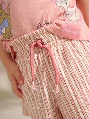Pink Disney Aristocats 100% Cotton T-Shirt and Shorts Set (3mths-7yrs) - Image 4 of 9
