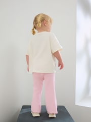 Ecru/Pink Hello Kitty Short Sleeve T-Shirt and Flare Leggings Set (3mths-7yrs) - Image 3 of 10