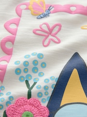 Blue/Ecru Bluey Short Sleeve T Shirt and Flare Leggings Set (3mths-7yrs) - Image 6 of 6