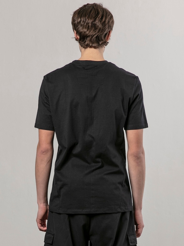 Religion Black Union Jack 100% Cotton T-Shirt - Image 4 of 5