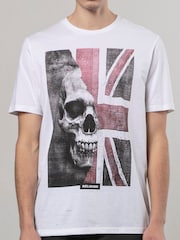 Religion White Union Jack 100% Cotton T-Shirt - Image 2 of 5