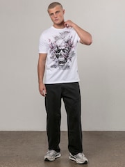 Religion White Botanical 100% Cotton T-Shirt - Image 2 of 5
