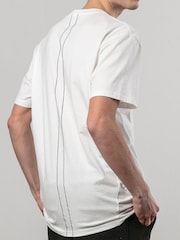 Religion White Xray Skel N Snake Print 100% Cotton T-Shirt - Image 4 of 4
