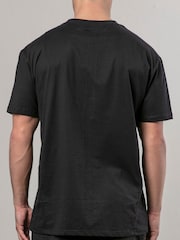 Religion Black Xray Skel N Snake Print 100% Cotton T-Shirt - Image 4 of 5