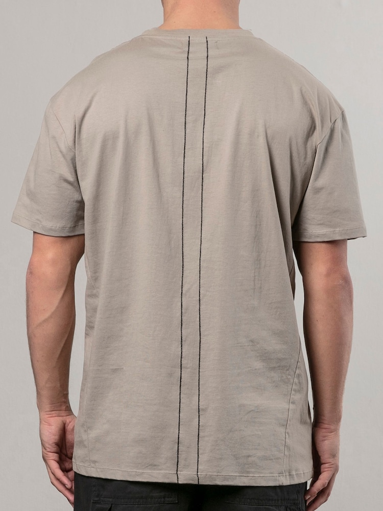 Religion Grey Love 100% Cotton T-Shirt - Image 2 of 5