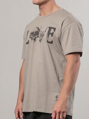 Religion Grey Love 100% Cotton T-Shirt - Image 3 of 5