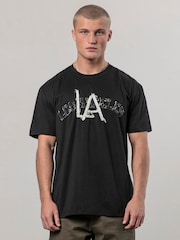 Religion Black Los Angeles 100% Cotton T-Shirt - Image 1 of 5
