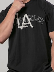 Religion Black Los Angeles 100% Cotton T-Shirt - Image 5 of 5