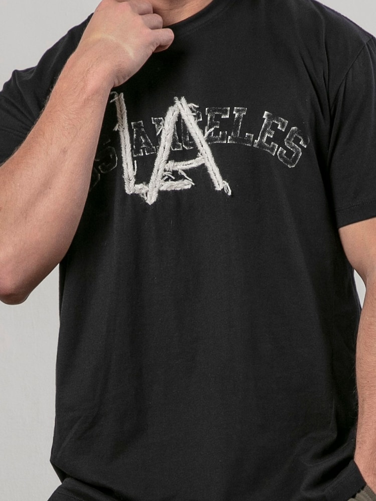 Religion Black Los Angeles 100% Cotton T-Shirt - Image 5 of 5