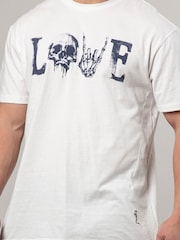 Religion White Love 100% Cotton T-Shirt - Image 5 of 5
