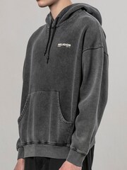 Religion Black Embroidered Wash 100% Cotton Hoodie - Image 3 of 5